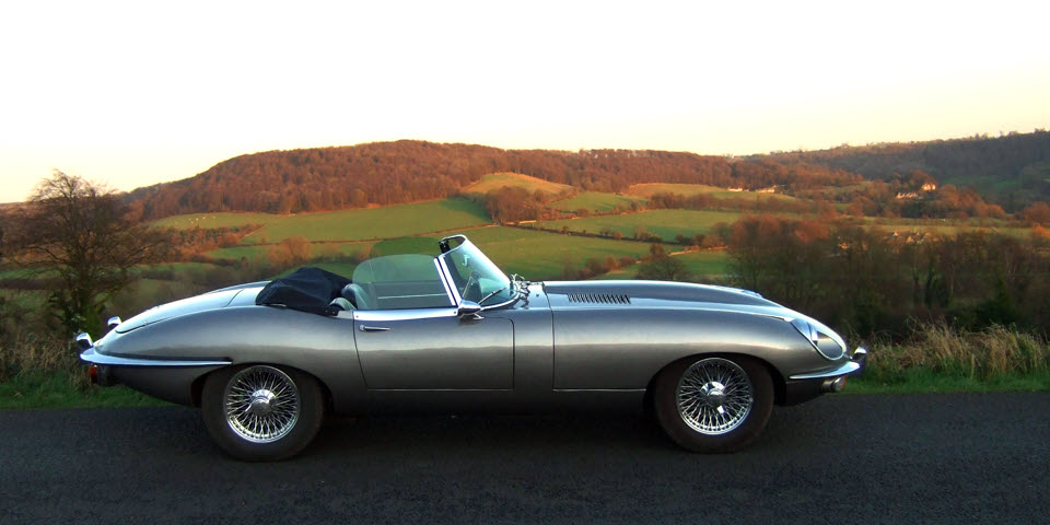 Jaguar Type E Roadster – Rent A Classic Car